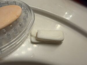 Small bars of soap
